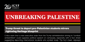 Trump threat to deport pro-Palestinian students mirrors rightwing Heritage blueprint (The Guardian)