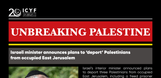 Israeli minister announces plans to ‘deport’ Palestinians from occupied East Jerusalem (MEM)