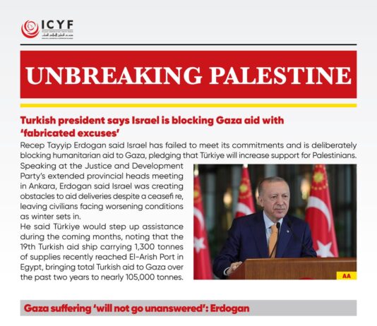 Gaza suffering “will not go unanswered”: Erdogan