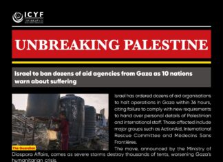 Israeli troops kill six Palestinians sheltering in Gaza school, say hospital chiefs