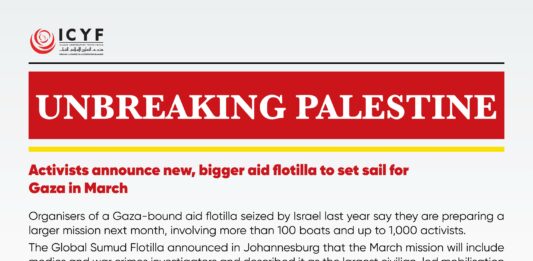 Activists announce new, bigger aid flotilla to set sail for Gaza in March